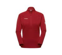 Mammut Warmer Performance-Midlayer mit Halbreissverschluss Taiss ML Half Zip Pull Women Rot M