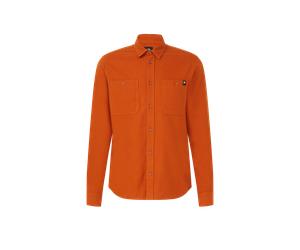 Mammut Weiches, klassisches Flanellhemd Alvra Plain Longsleeve Shirt Men Brown XL