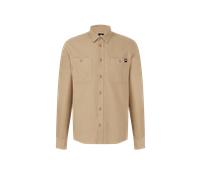 Mammut Weiches, klassisches Flanellhemd Alvra Plain Longsleeve Shirt Men Brown XXL