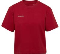 Mammut - Women's Base Cropped T-Shirt Mini Logo - T-Shirt, Gr. S, rot (DarkMammutRed)
