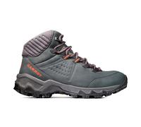 Mammut Nova IV Mid LTH Women | Wanderschuhe für Damen, Trekkingschuhe für Hiking und Wandern, Outdoor Schuhe, Leichte Bergschuhe, Mit Vibram Außensohle | Black-Hot Red, 8.5