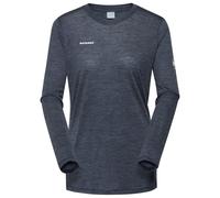 Mammut - Women's Tree Wool Firstlayer Longsleeve - Merinoshirt, Gr. XS, blau (MarineMelange)