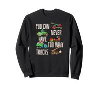 Man kann nie zu viele Trucks haben. Lustige Jungs-Trucks Sweatshirt
