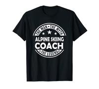 Man Myth Alpine Skifahren Coach Legend Alpin Skifahren Coach T-Shirt