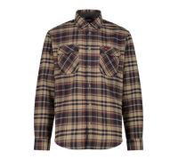 MAN SHIRT ANTRACITE-TEAK-BRICK 54