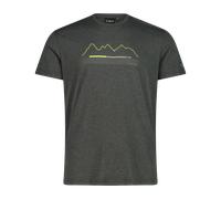 CMP Herren Cotton Print T-Shirt (Größe XL, grau)