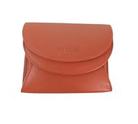 MANAGE Leder-Wienerschachtel-Geldbörse orange