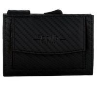 Manage - Secwal2 Carbon Kartenetui Geldbeutel RFID Leder schwarz Schwarz