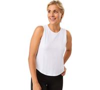 Mandala Cropped Tank Top white XL