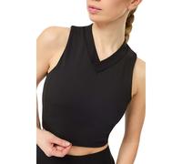 Mandala Cropped V-neck black L