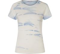 Mandala Damen Batik T-Shirt (Größe S, blau)