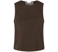 Mandala Damen Cropped Tank Top (Größe S, braun)