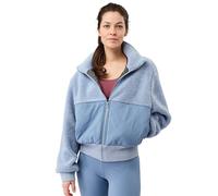 MANDALA Damen Kapuzenjacke Warm Up Bomber hellblau | S