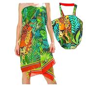 Mandala Life ART Paréo de Plage pour Femme - avec Sac - Boho Chic Cache Maillot - Sarong - Tapisserie