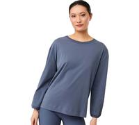 Mandala Damen Wide Longsleeve (Größe L, blau)