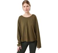 Mandala - Women's Open Back Long Sleeve - Longsleeve, Gr. L, braun (Emerald)
