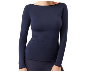 Mandala - Women's Basic Longsleeve - Longsleeve, Gr. XS, blau (NightSky)