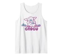Mandalorian Grogu Outline Tank Top