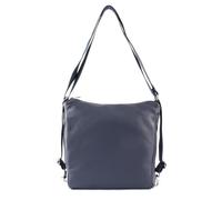 Mandarina Duck Mellow Leather Hobo Bag FZT72 Dress Blue