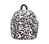 Mandarina Duck Revival Moire Rucksack schwarz/weiß, Kunstfaser, Damen, 11L