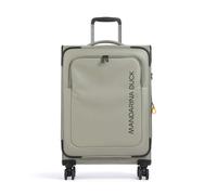 Mandarina Duck Eco Coated 4-Rollen Trolley graugrün, Kunstfaser, 43 x 67 x 25cm