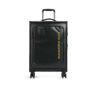 Mandarina Duck Eco Coated 4-Rollen Trolley schwarz, Kunstfaser, 43 x 67 x 25cm