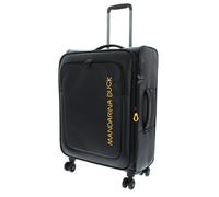 Mandarina Duck Eco Coated 4-Rollen Trolley schwarz, recyceltes Polyester, Unisex