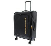 Mandarina Duck Trolley Eco Coated – 4-Rollen, Kunstfaser, 43×67×25 cm, Schwarz