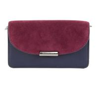 Mandarina Duck Leder Abendtasche Umhängetasche Diana Crossover Dress Blue blau violett