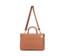 Mandarina Duck Leder Handtasche Shopper mit Laptopfach Mellow Urban Handbag Pecan Nut hellbraun