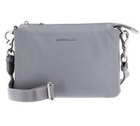 Mandarina Duck Leder Umhängetasche Mellow Leather Crossbody Bag December Sky grau