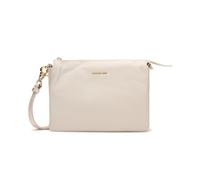 Mandarina Duck Leder Umhängetasche Mellow Leather Crossover Bag Cocoon hellgrau