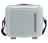 MANDARINA DUCK Logoduck + Glitter Beauty Case Glitter Silver