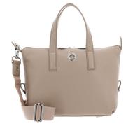 MANDARINA DUCK Mellow Leather Bowling Bag Warm Taupe