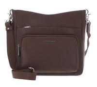 Mandarina Duck Umhängetasche Mellow Leather M 30 cm Leder braun (Milk Chocolate)