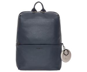Mandarina Duck Mellow Leather - Rucksack 13" 36 cm Leder (dress blue)
