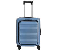 Mandarina Duck Tank Case - 4-Rollen-Trolley mit Vortasche 55 cm (china blue)