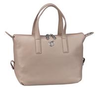 MANDARINA DUCK Mellow Leather Bowling Bag Warm Taupe