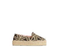Manebi Double Sole Espadrilles Schuhe G52d0-g52 Beige;Schwarz 40