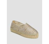 Manebi Double Sole Lurex Cotton Blend Monaco Espadrilles Espadrilles Für Damen In Gold H31d0-gold Beige;Golden 40