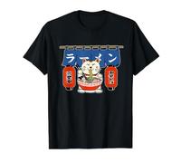 Maneki Neko Ramen Shop Japanische Glückskatze Nudeln Preisgünstiges Grafik-T-Shirt