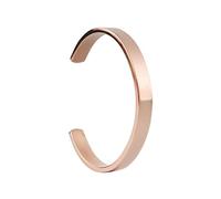 Manfnee Armreif Damen Silber Gold Schwarz Rosa Edelstahl Armband Frauen Oval 8mm Armreif Schmuck