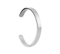 Manfnee Armreif Damen Silber Gold Schwarz Rosa Edelstahl Armband Frauen Oval 8mm Armreif Schmuck
