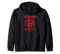 Manhattan Chinatown New York Chinesische Lower East Side NYC NY Kapuzenjacke