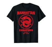 Manhattan Chinatown New York Chinesische Lower East Side NYC NY T-Shirt