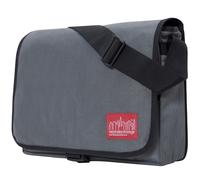 Manhattan Portage Deluxe Computertasche, 15 Zoll (MD) grau mit verstellbarem Gurt, wasserabweisender Beschichtung, Reißverschlussfach, 1000D Cordura?