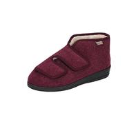 Manitu 370018 Damen Hohe Hausschuhe, Rot (Bordeaux), 42 EU