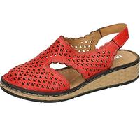 Manitu 820010-04, Mokassin Damen, Rot, 39 EU, rot, 39 EU