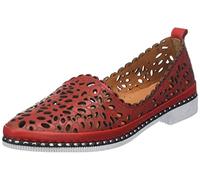 Manitu 840054-04, Mokassin für Damen, Rot, 37 EU, rot, 37 EU