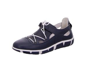 Manitu Bequeme Schnürschuhe für Damen, blau, Größe 40 EU